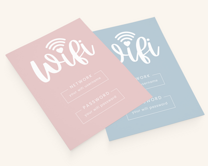 Real Estate Template – Airbnb Wifi Sign