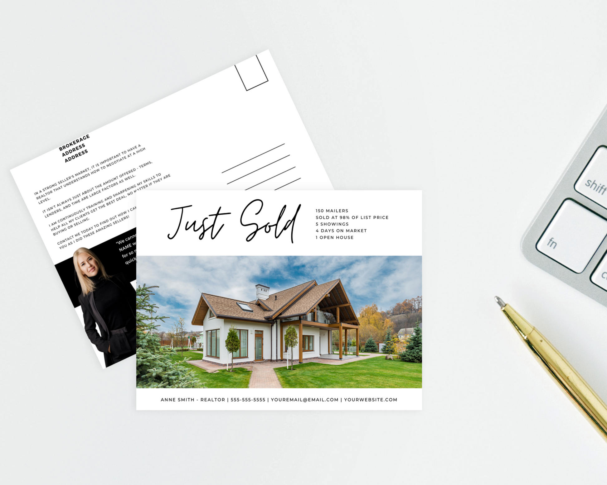 Real Estate Template – Just Sold Postcard