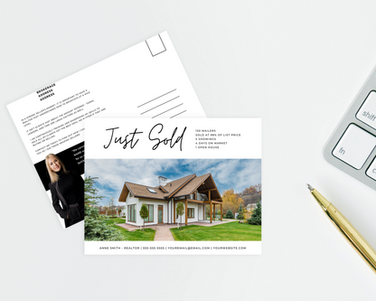 Real Estate Template – Just Sold Postcard