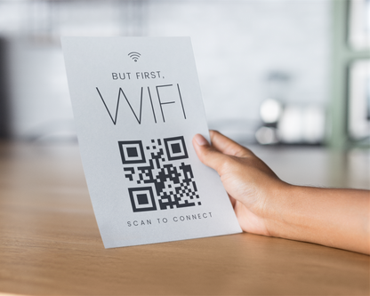 Real Estate Template – Airbnb Wifi Sign