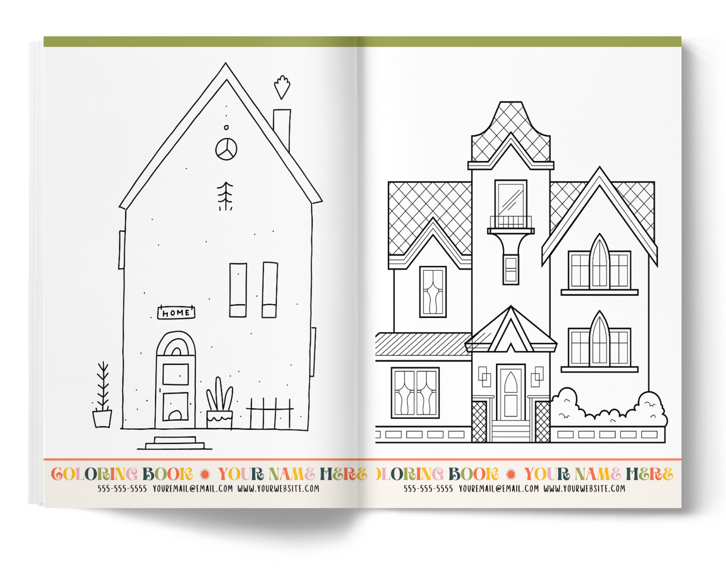 Open House Coloring Book