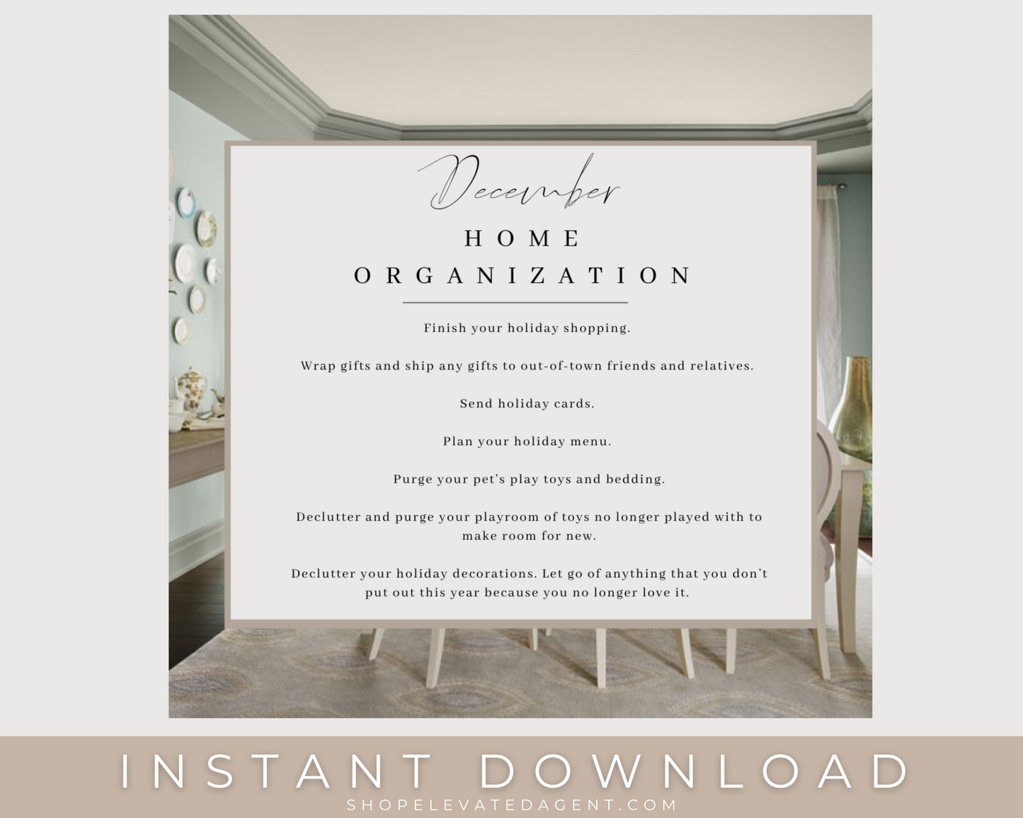 Real Estate Instagram Posts for Home Organization