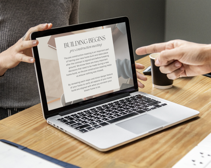 Home Builder Landing Page - Peaceful Design Style