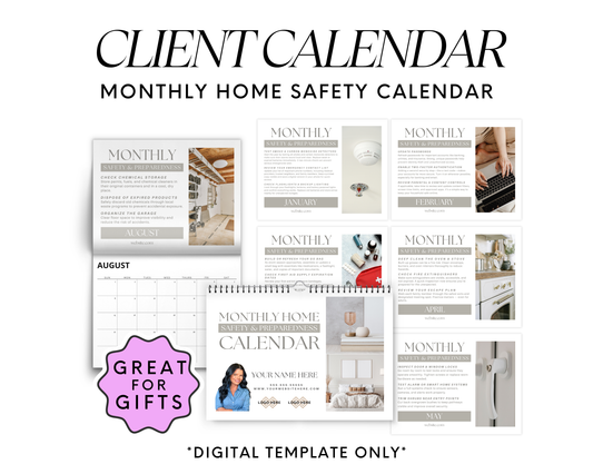 Home Safety Calendar Style 3