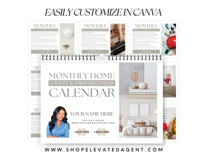 Home Safety Calendar Style 3