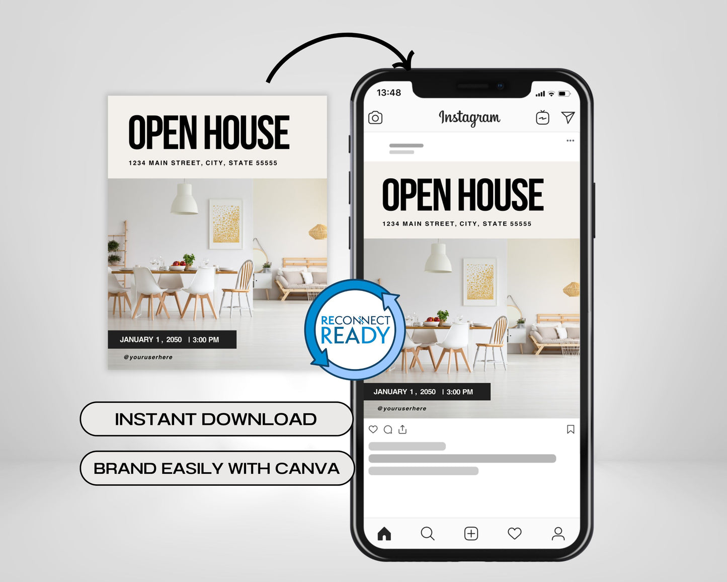 Social Media Listing Posts 2 - Minimal Design Style