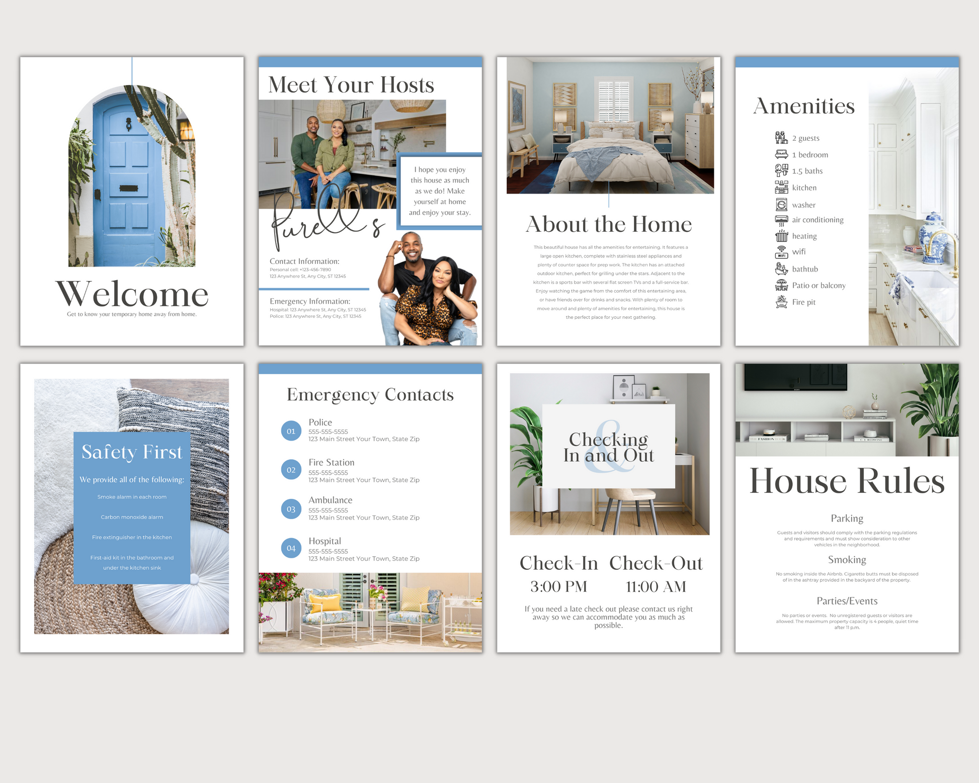 Real Estate Template – Guest Book For AirBnB