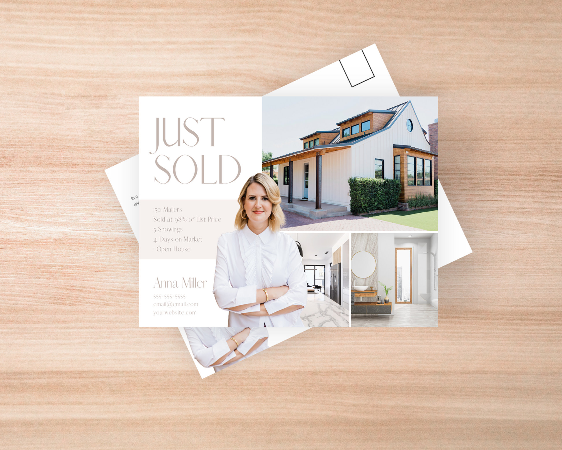 Real Estate Template – Just Sold Postcard