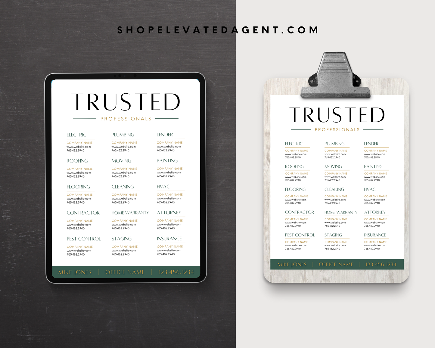 Professionals List - Exclusive Design Style
