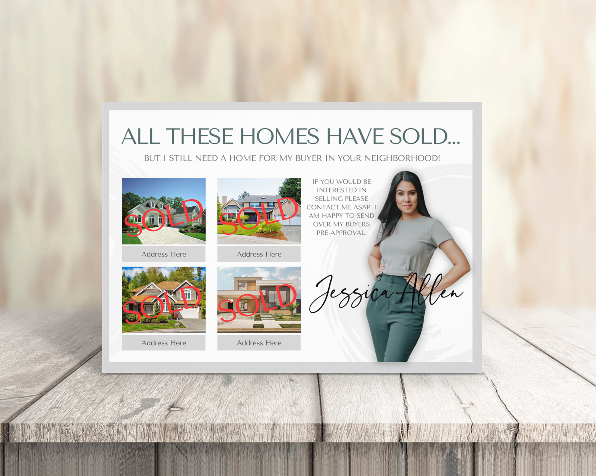 Real Estate Template – Farming Postcard for Sellers