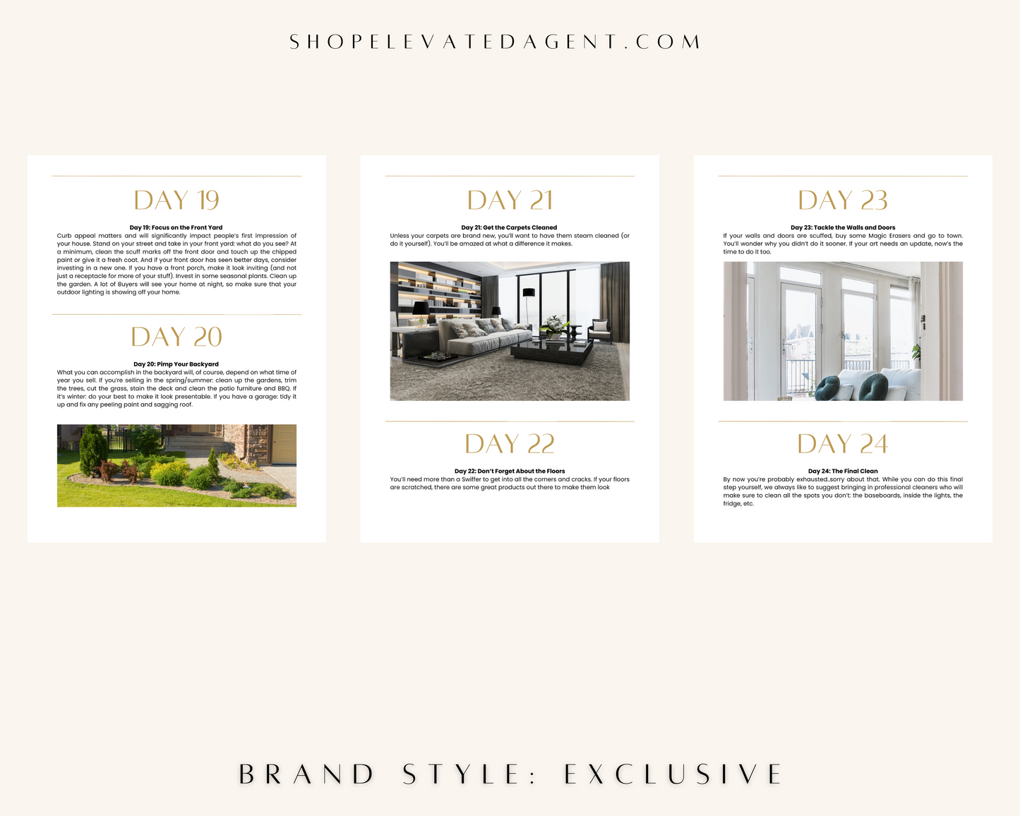 Preparing Your House to Sell - Exclusive Brand Style