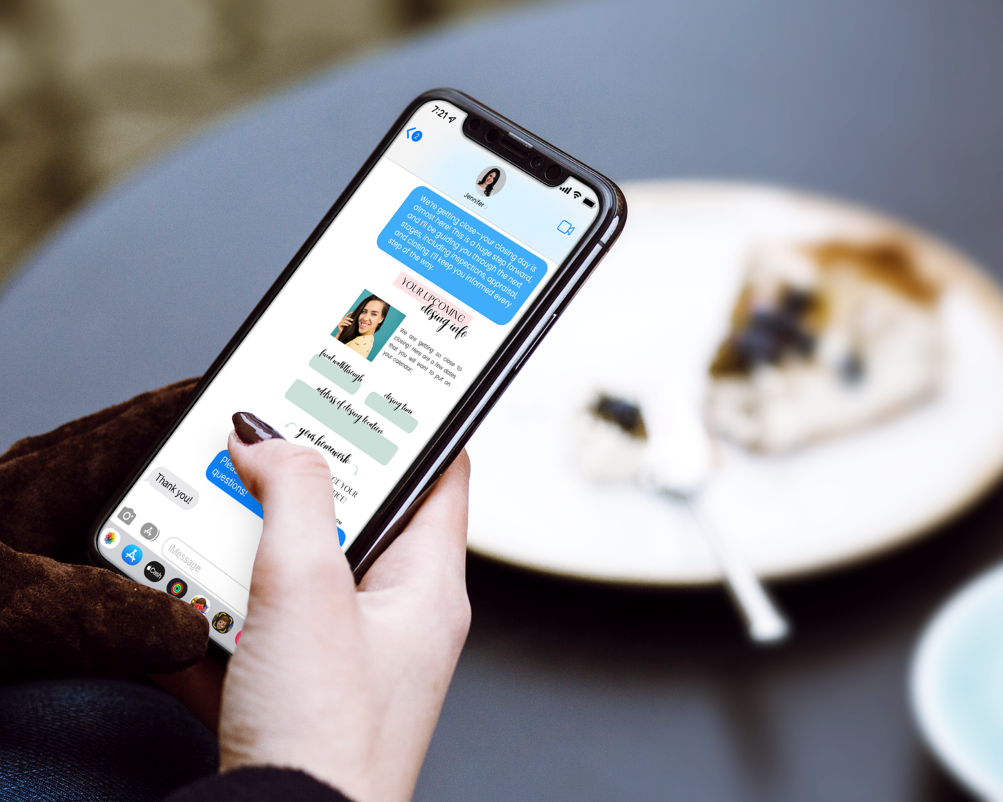 Under Contract Text Messages - Playful Brand Style
