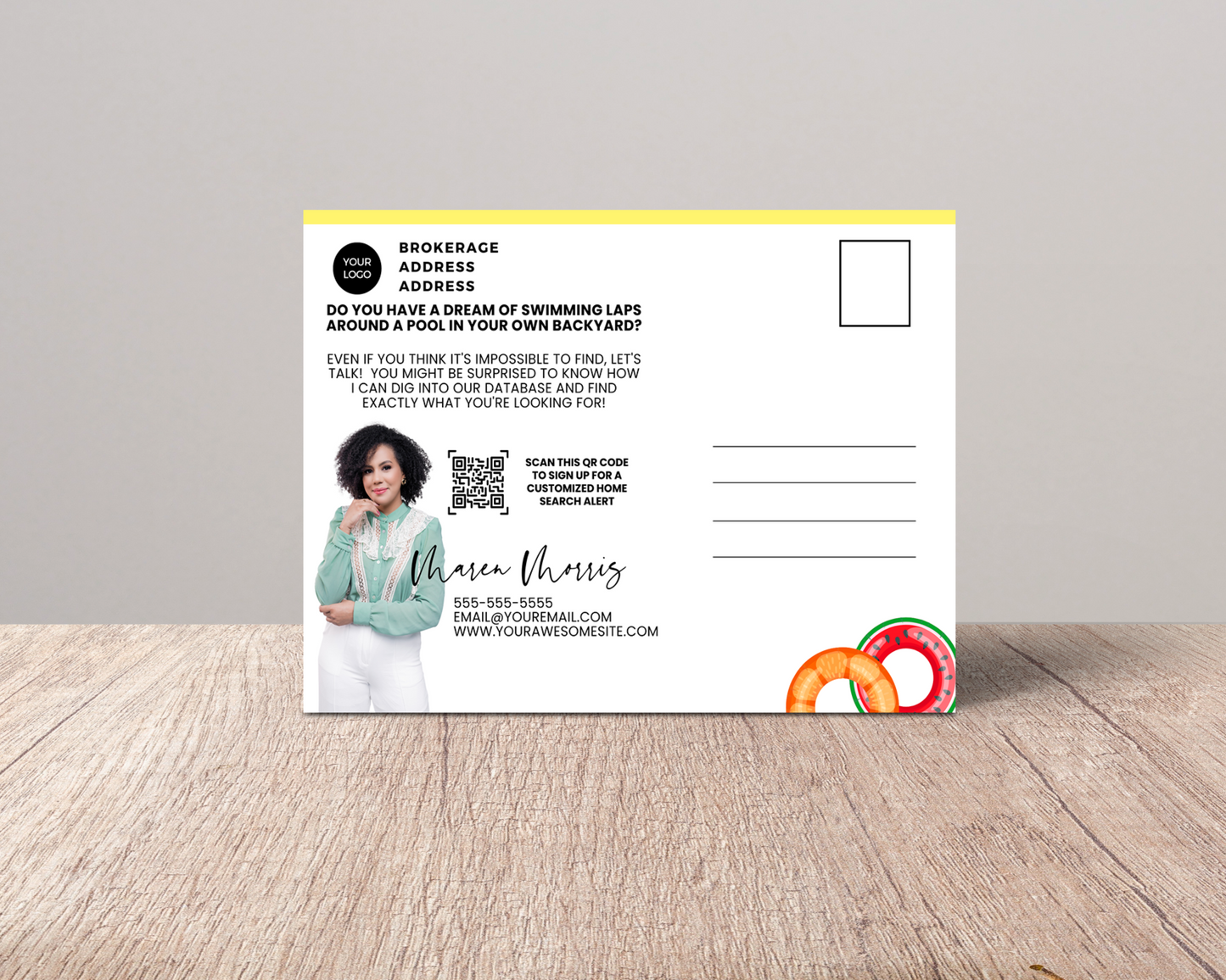 Real Estate Template – Summer Postcard