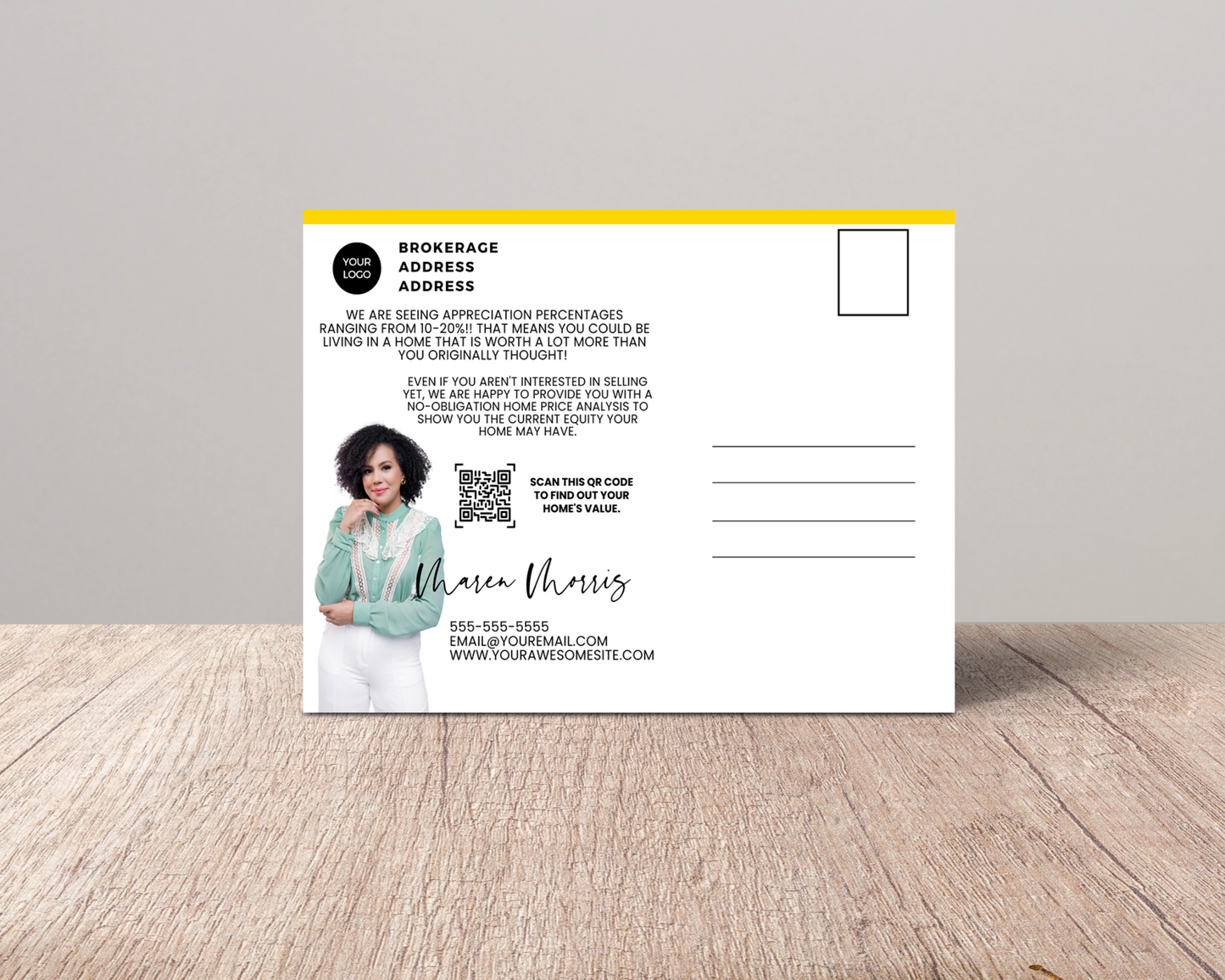 Real Estate Template – Summer Postcard