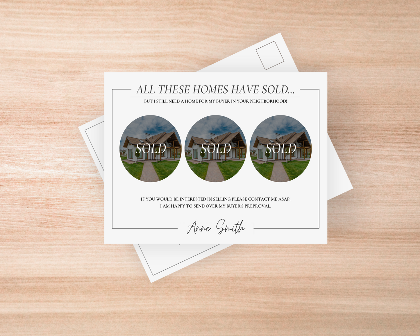 Real Estate Template – Farming Postcard for Sellers