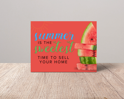 Real Estate Summer Postcard Template Summer Farming Postcard Home Seller Postcard Real Estate Farming Farming Marketing Canva Postcard Mail