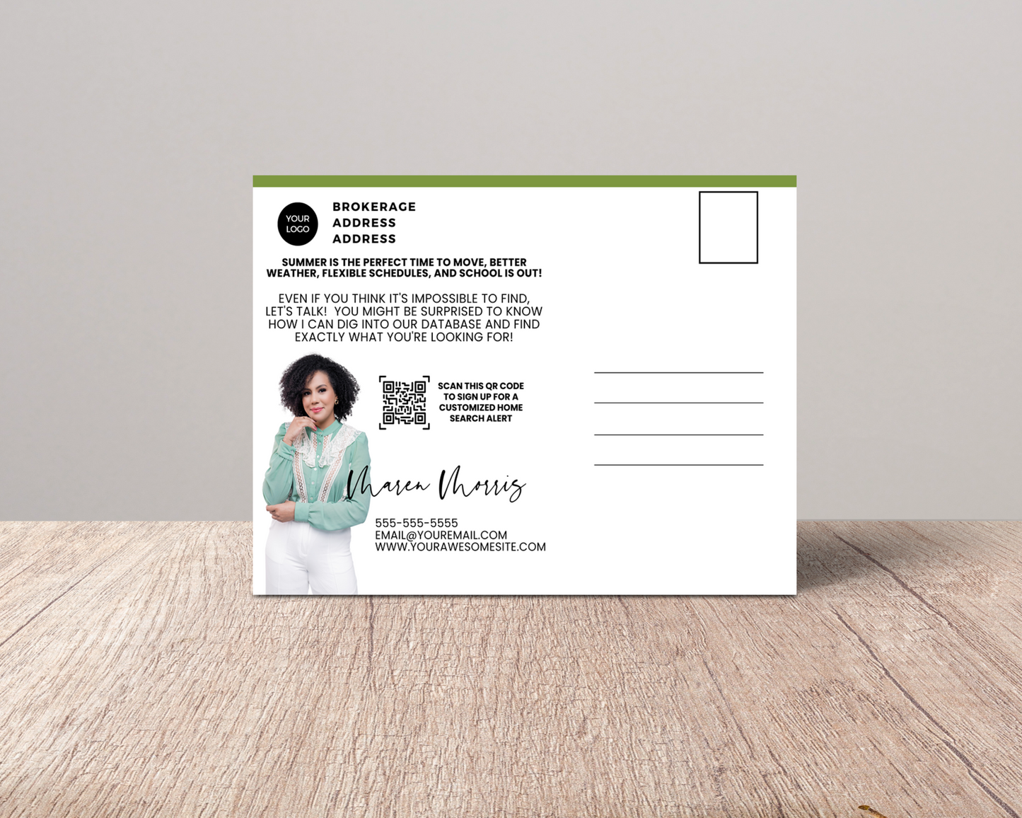 Real Estate Template – Summer Postcard