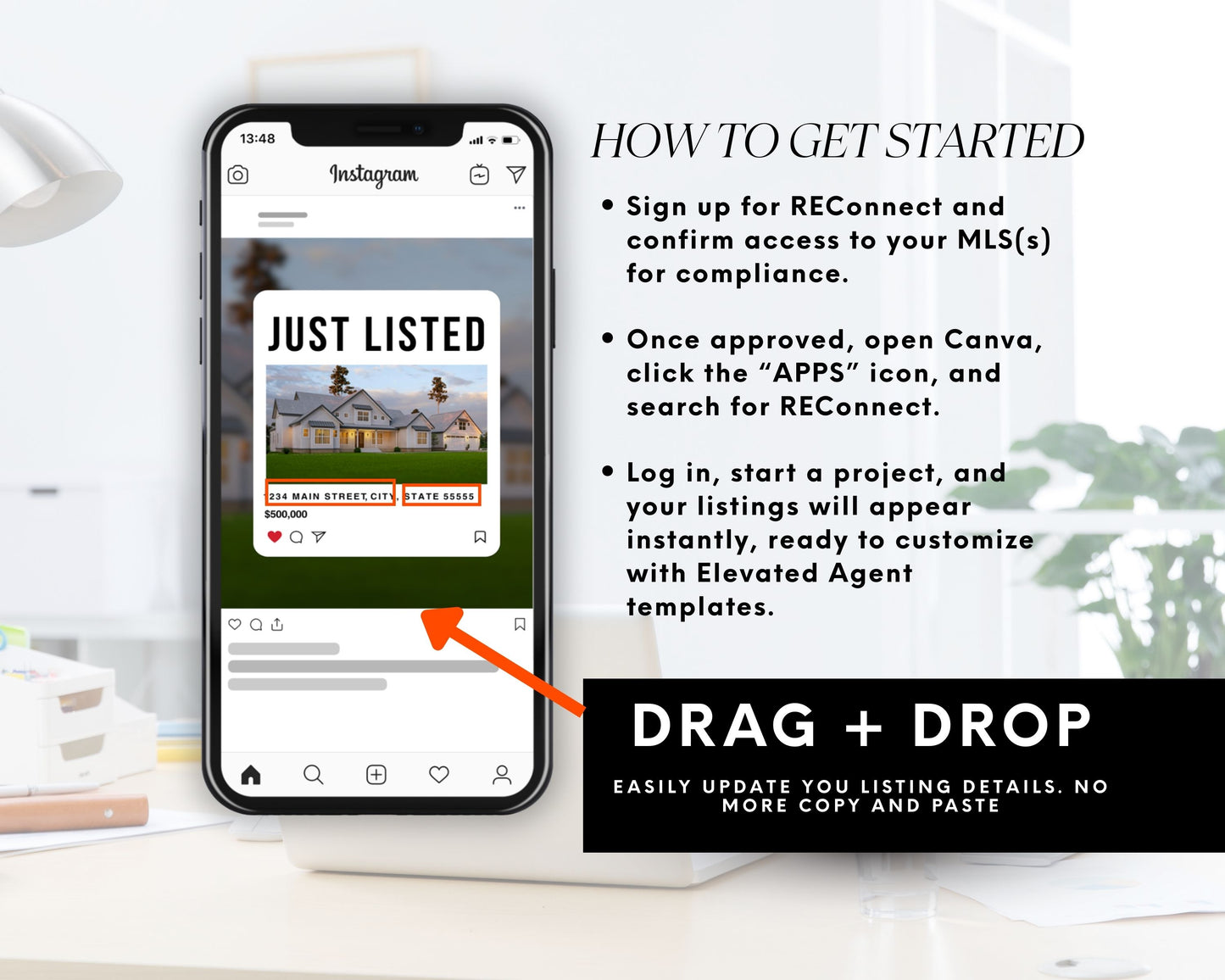 Social Media Listing Posts 2 - Minimal Design Style