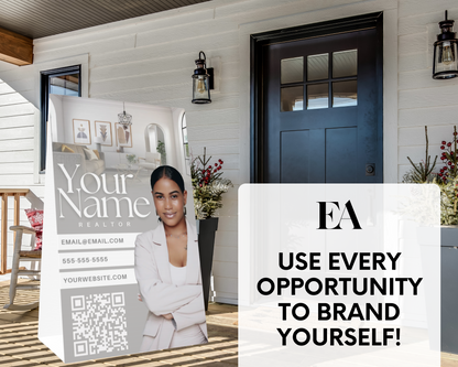 Open House A-Frame Sign 6 - Peaceful Design Style