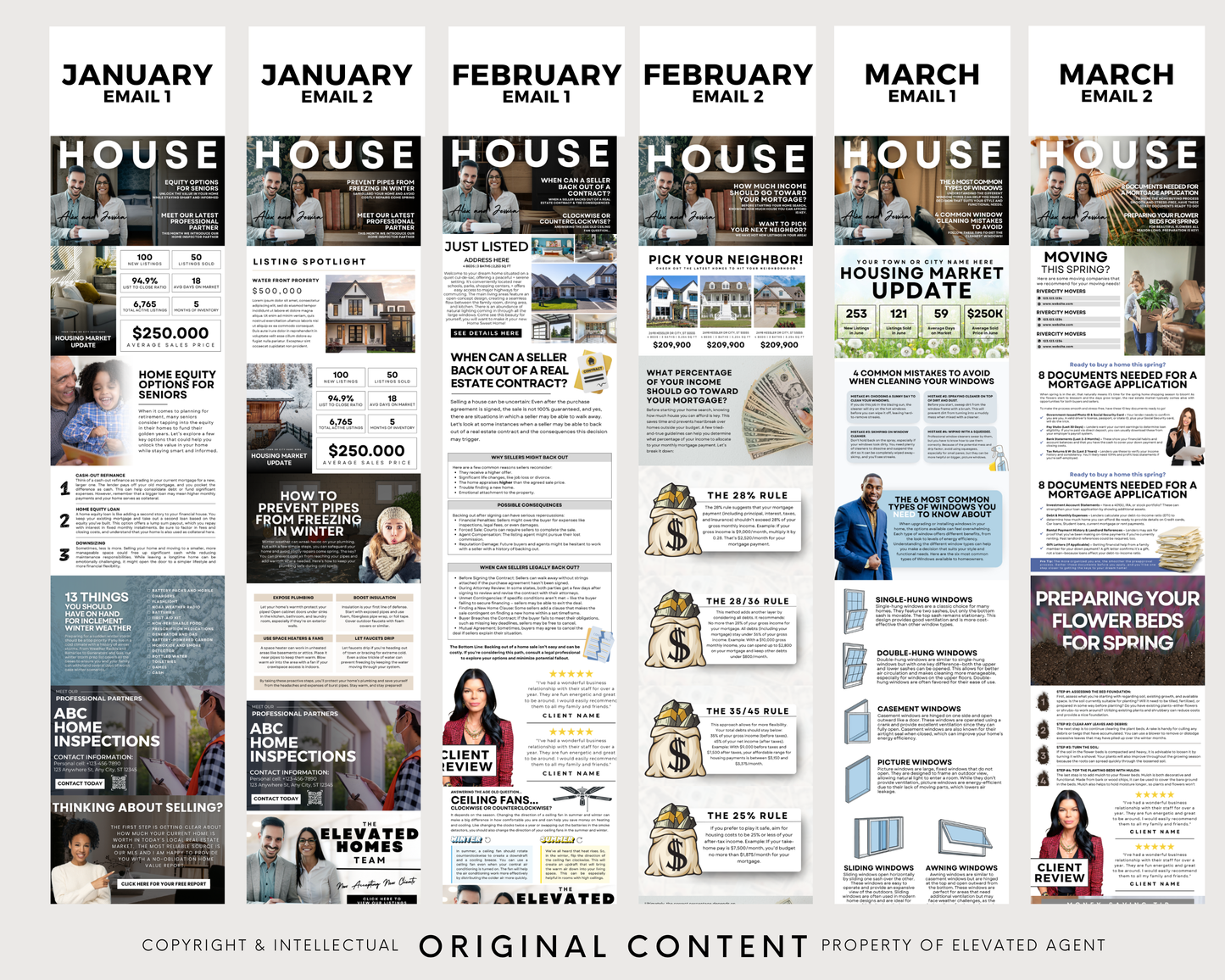 12 Month Email Newsletter Bundle - Volume 5