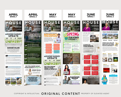 12 Month Email Newsletter Bundle - Volume 5