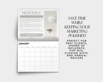 Home Safety Calendar Style 3