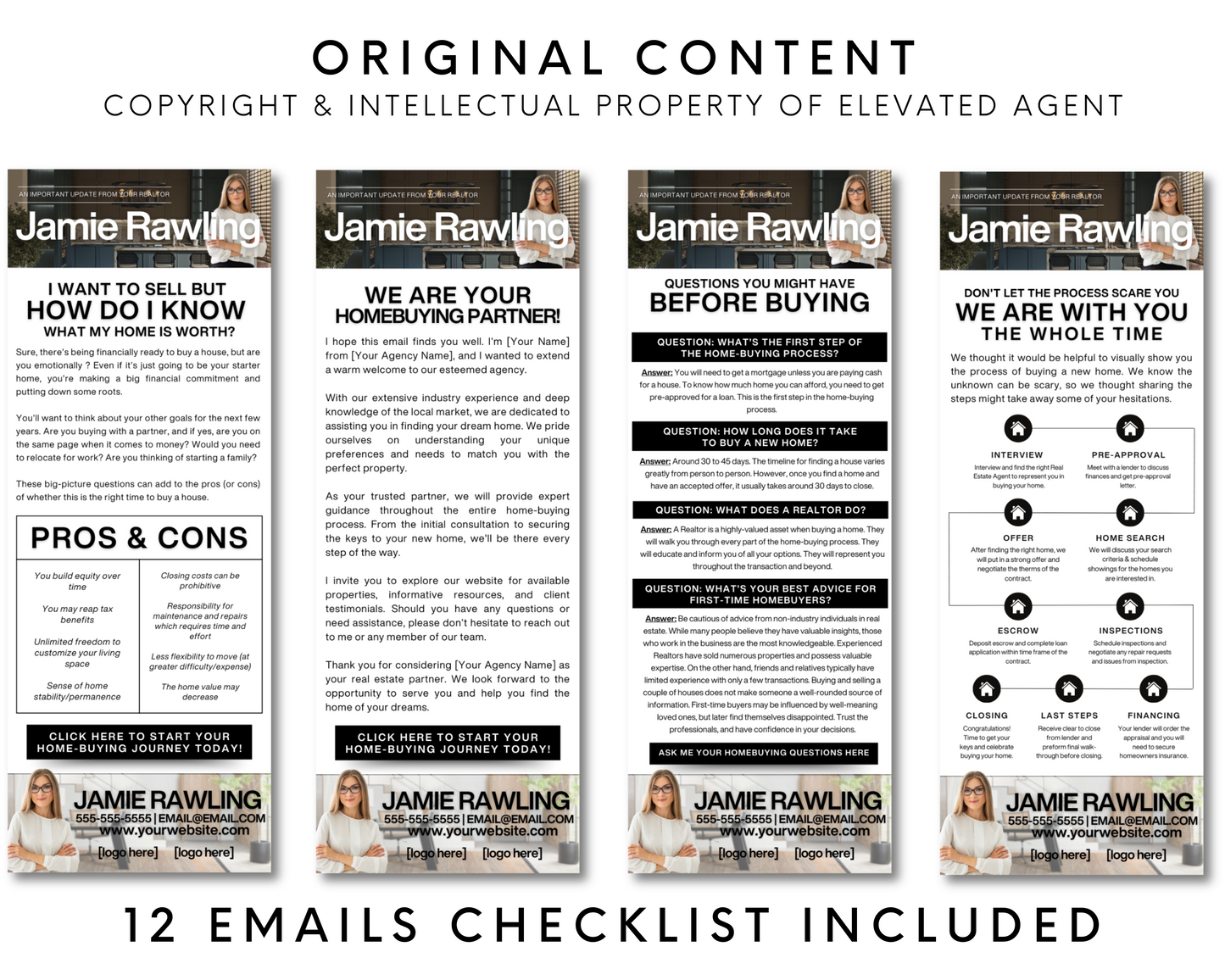 Home Buyer Drip Emails - Classic Design Style
