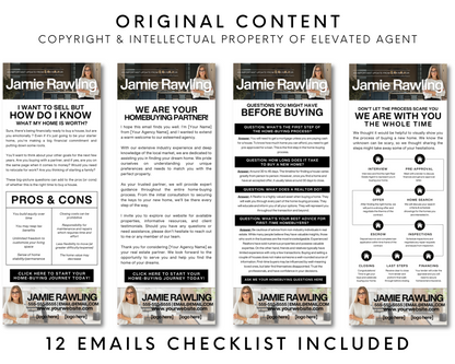 Home Buyer Drip Emails - Classic Design Style