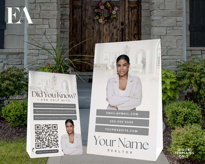 Open House A-Frame Sign 6 - Peaceful Design Style