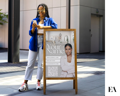 Open House A-Frame Sign 6 - Peaceful Design Style
