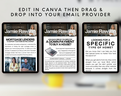 Home Buyer Drip Emails - Classic Design Style
