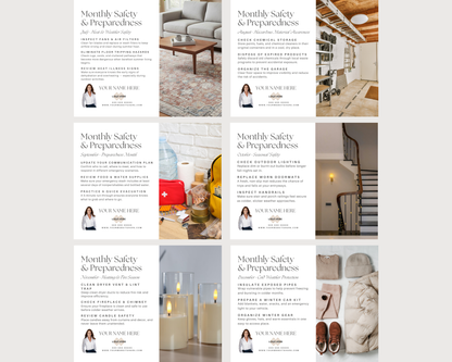 Home Safety Calendar Style 1