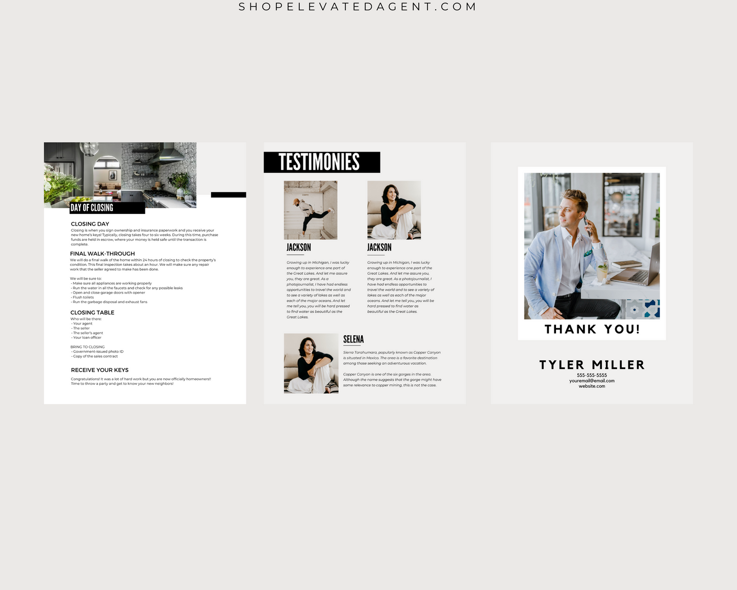 Buyer Presentation - Minimal Brand Style