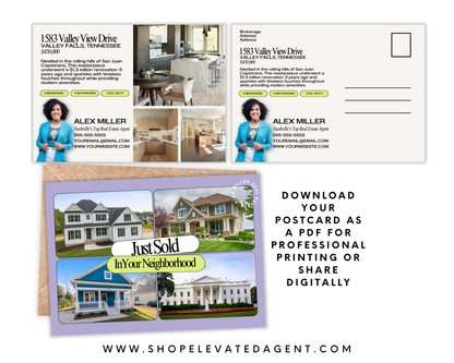 Just Listed Postcards Set 1
