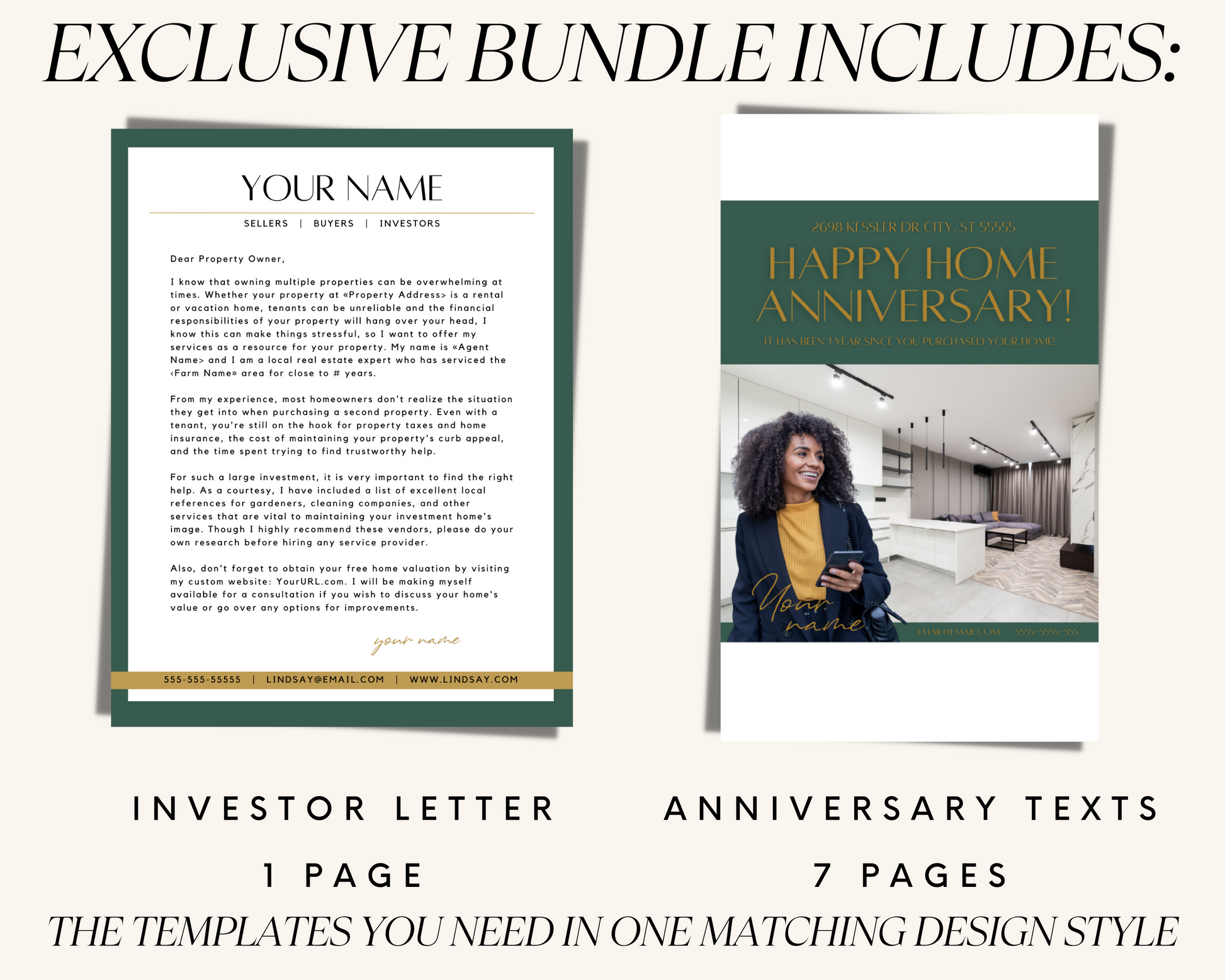 Real Estate Template – Exclusive Brand Style Bundle