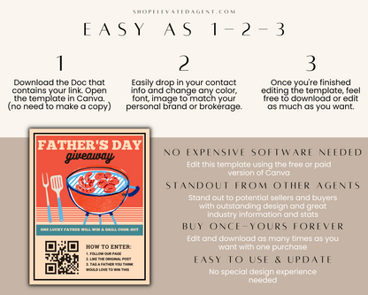 Real Estate Template – Father's Day Giveaway Bundle