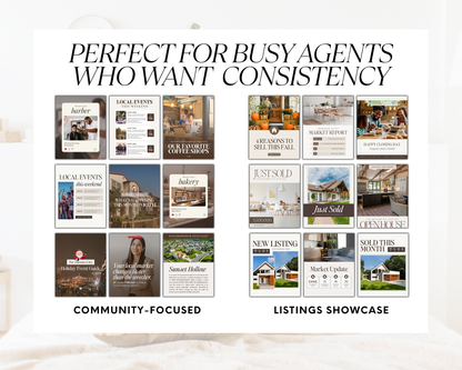 Social Media Posts Bundle - Natural Design Style Volume 2