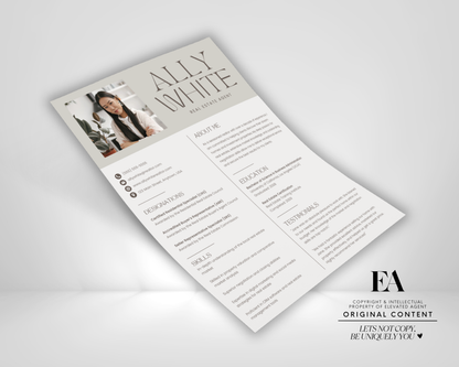 Resume Template 1