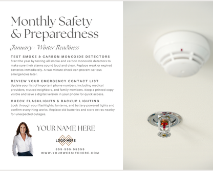Home Safety Calendar Style 1