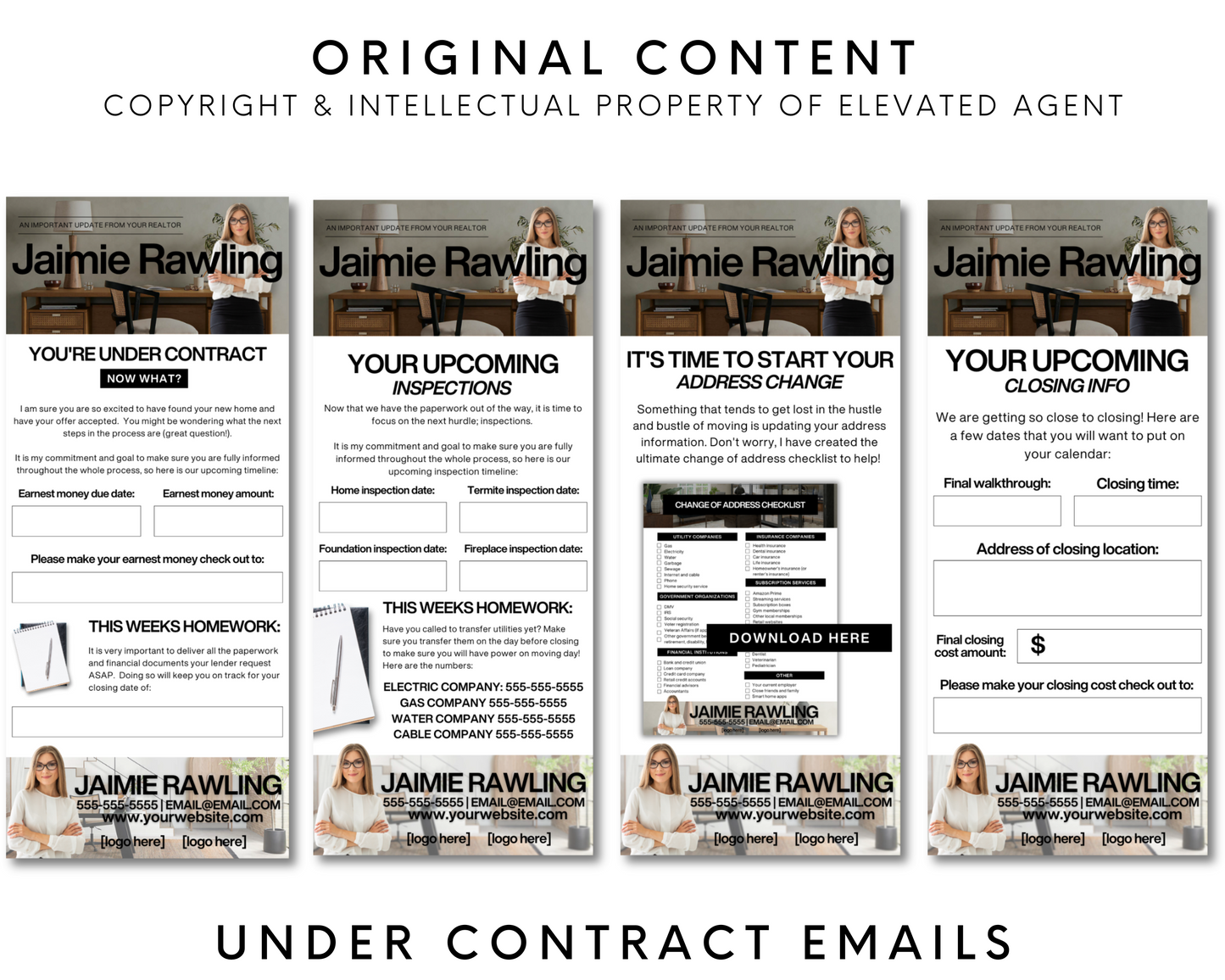 Real Estate Email Bundle - Classic Design Style