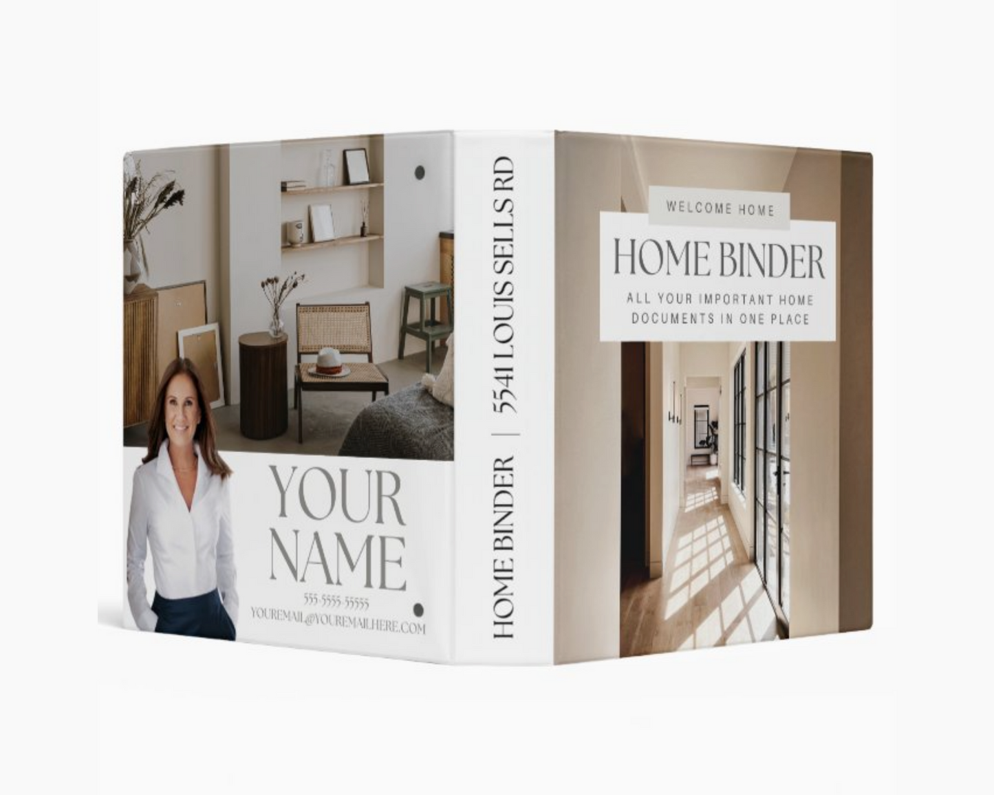 Real Estate Client Closing Gift, New Home Binder, Home Buyer Packet, Real Estate Marketing, Client Exit Packet, Real Estate Guide, Canva