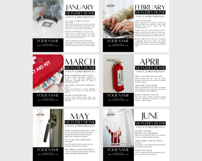 Home Safety Calendar Style 2