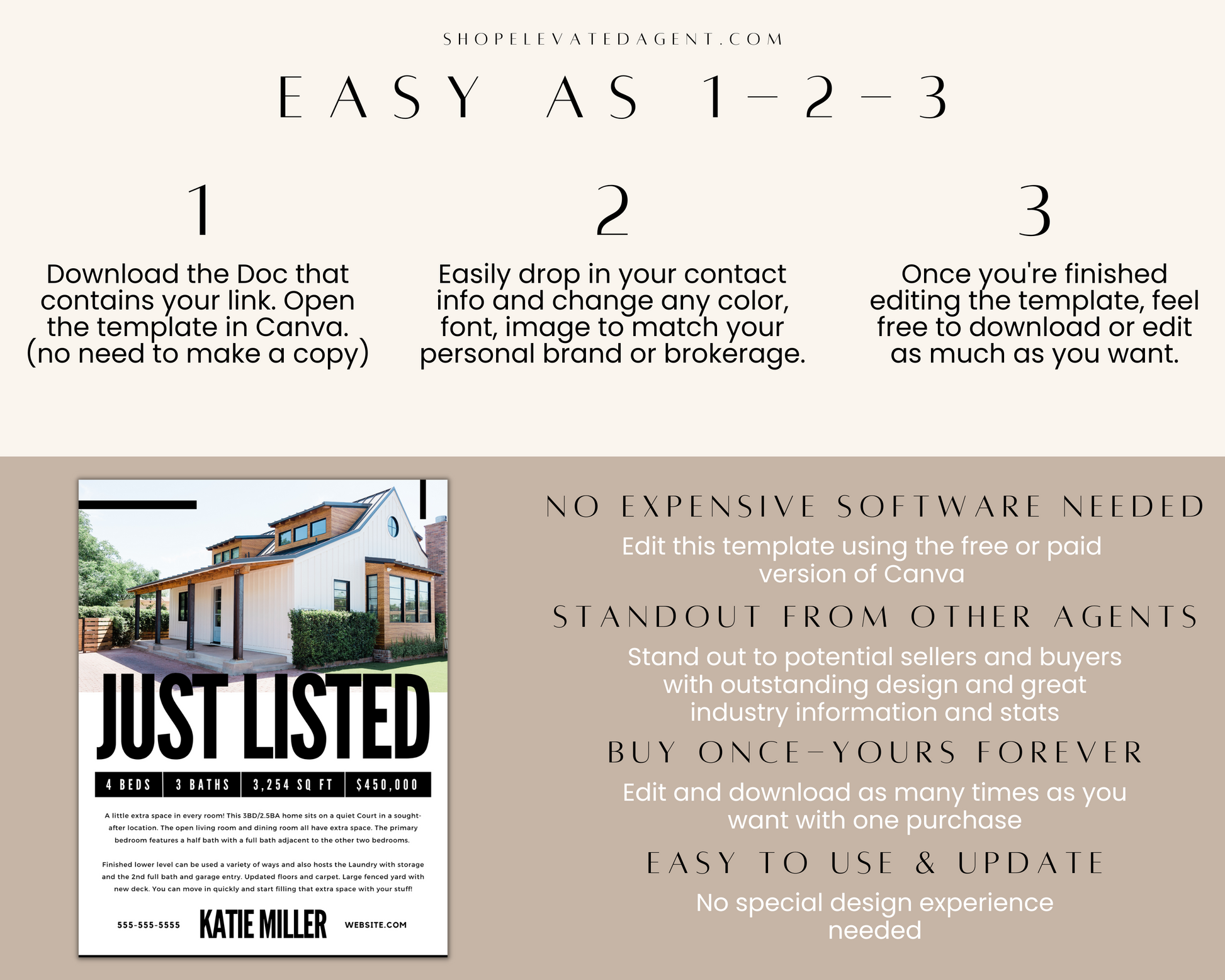 Real Estate Template – Minimal Property Flyer