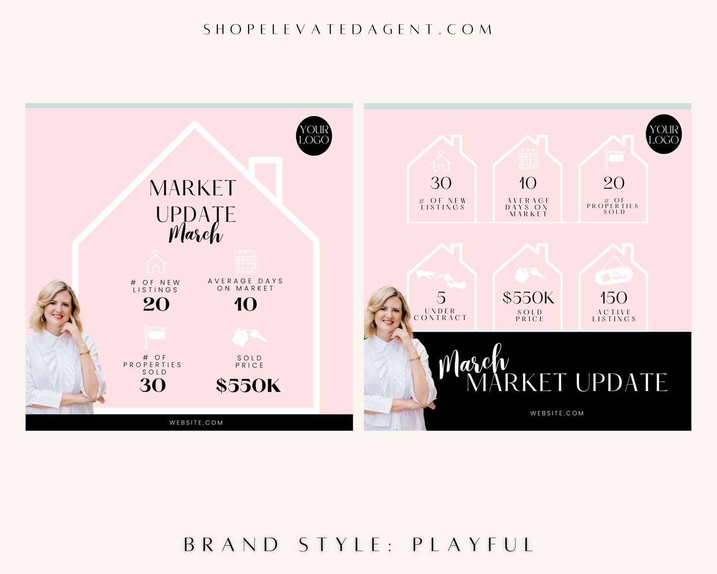 Market Update Social Post - Playful Brand Style