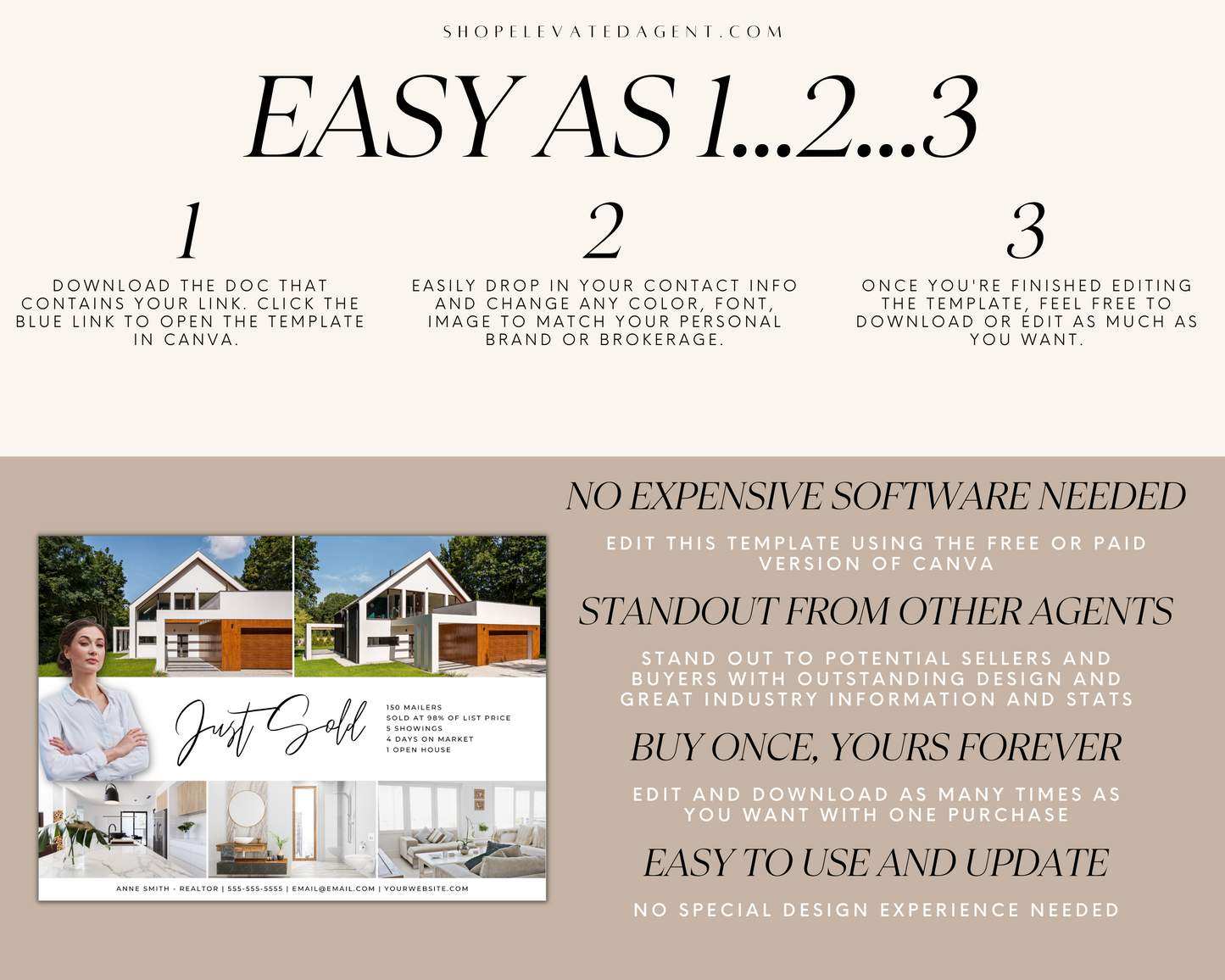 Real Estate Template – Just Sold Postcard