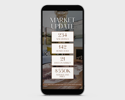 Real Estate Social Media Story, March Newsletter, Real Estate Newsletter, Real Estate Marketing, Real Estate Instagram, Newsletter Template