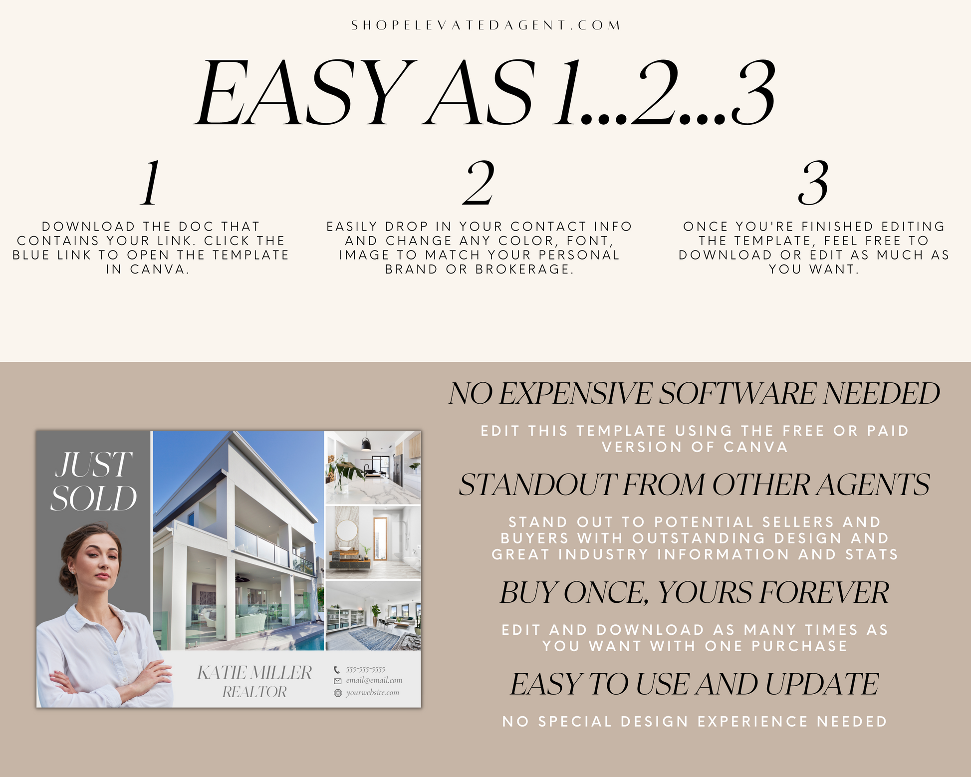 Real Estate Template – Just Sold Postcard