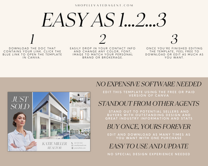 Real Estate Template – Just Sold Postcard