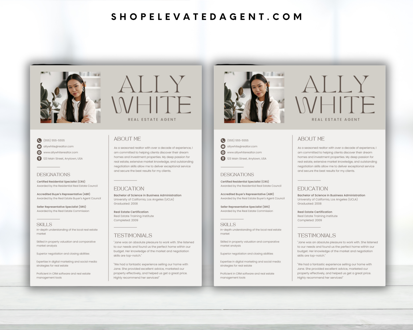 Resume Template 1