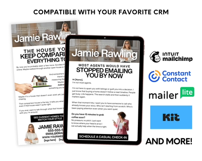 Open House Email Follow Up Drip Campaign - Classic Design Style